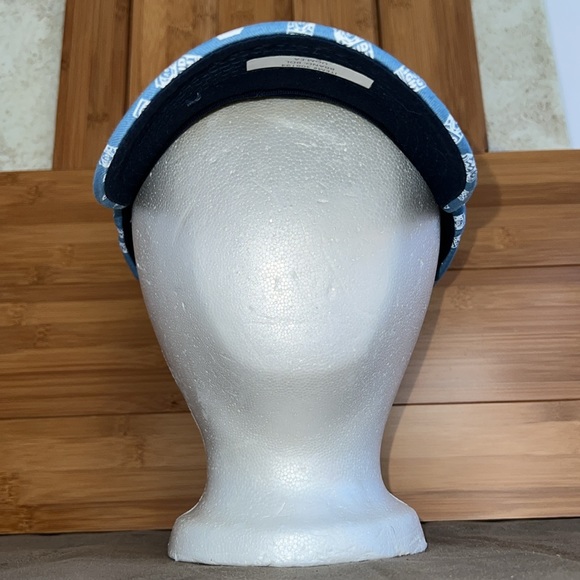 Bud Light Baseball Cap All Over Logo Blue Buckle Back Pattern Beer Hat NEW - Picture 10 of 16